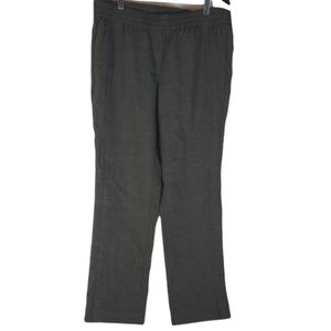 Loft Dress Pants Elasticated Waist Grey L TALL